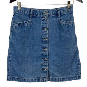 Vintage Eddie Bauer jean skirt